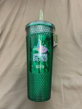 Wicked 'Unbreakable Bond' Green Studded Tumbler